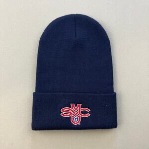 Saint Marys College Beanie Hat Cap Youth Navy Blue Knit SMC Gaels University y2k
